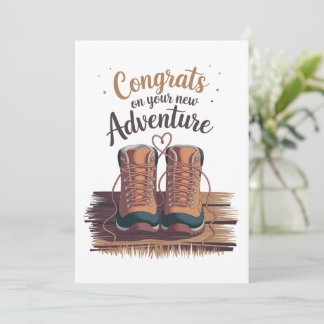 Wedding Engagement Congrats On Your New Adventure Invitation