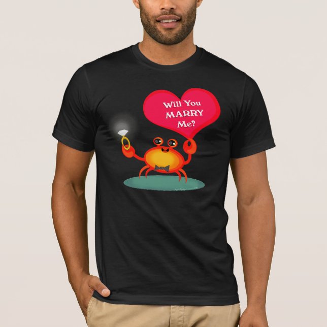 Wedding Engagement Crab Shirt (Front)