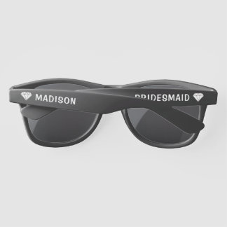 Wedding Engagement Diamond Chic Personalised Name Sunglasses
