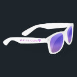Wedding Engagement Diamond Chic Personalised Name Sunglasses<br><div class="desc">This modern design features a diamond with your personalised name,  bride and wedding date. Perfect for weddings and engagement parties. #wedding #engagement #bride #bridetobe #weddinginspiration #weddinginspo #sunglasses #wayfarer #weddinggifts #weddingfavors #weddingparty #fashion #fashionable #leggings</div>