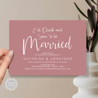 Wedding Engagement Party, Handwriting Script