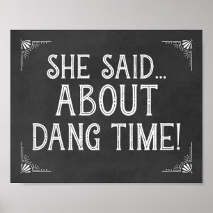 Wedding Engagement Photo Prop Sign She said Yes