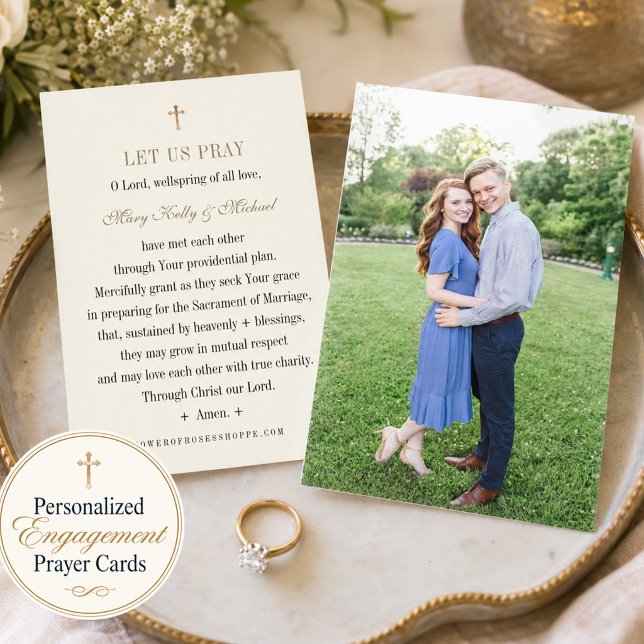 WEDDING ENGAGEMENT PRAYER CARD (Creator Uploaded)