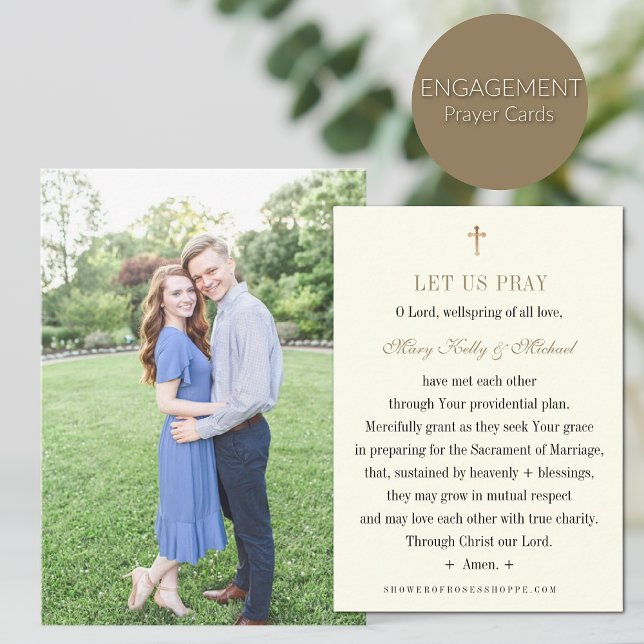 WEDDING ENGAGEMENT PRAYER CARD (Creator Uploaded)