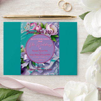 Wedding Env. 1g Violet(Horizon A)RFPMDesigns©️2024 Envelope