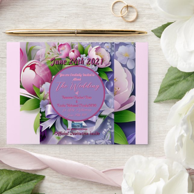 Wedding Env. 4b Violet(Horizon D)RFPMDesigns©️2024 Envelope (Wedding)