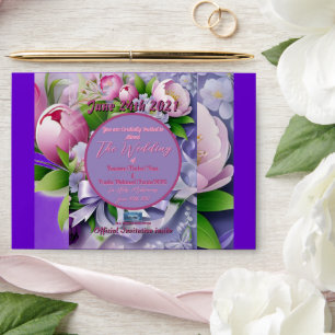 Wedding Env. 4d Violet(Horizon D)RFPMDesigns©️2024 Envelope