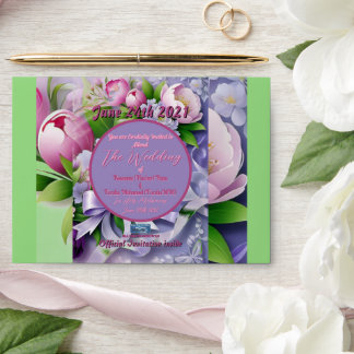 Wedding Env. 4h Violet(Horizon D)RFPMDesigns©️2024 Envelope