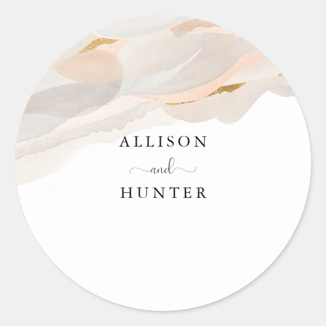 Wedding Envelope Seal | Dusty Rose (Front)