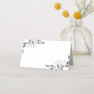 Wedding Eucalyptus Greenery Blank Place Card