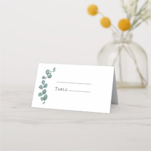 Wedding Eucalyptus Greenery Place Card