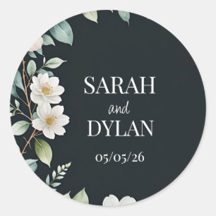 WEDDING EUCALYPTUS WREATH FAVOR Sticker