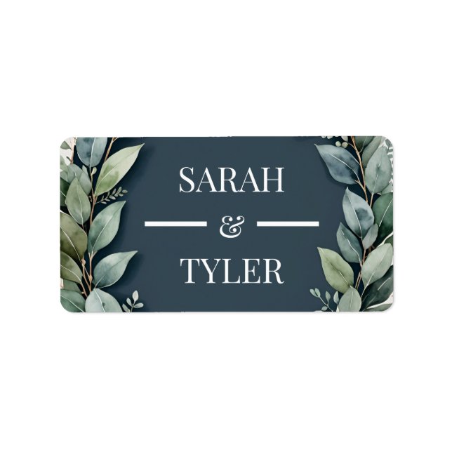 WEDDING EUCALYPTUS WREATH Sticker (Front)