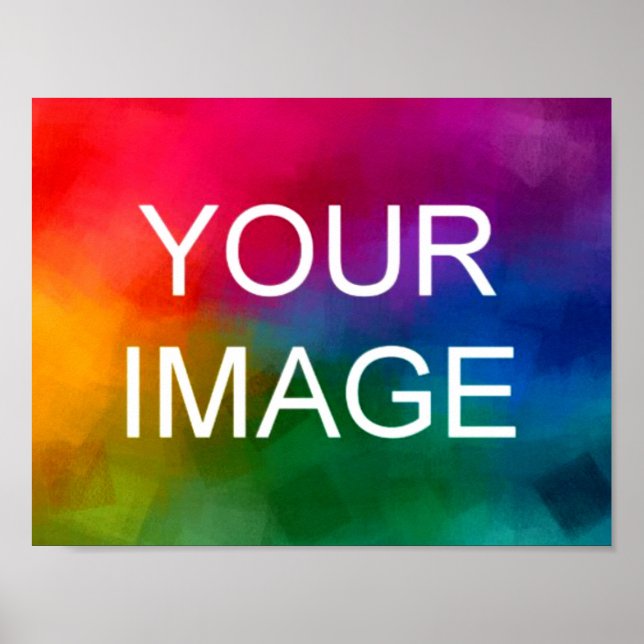 Wedding Event Party Family Photo Custom Upload Poster (Front)