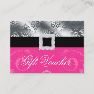 Wedding Event Planner Jewel Pink Silver Gift Card