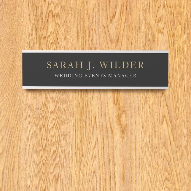 Wedding Events Manager Office Door Sign (For your wedding events business, just add your name)