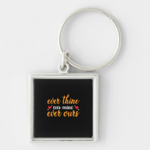 Wedding Ever Thine Ever Mine Ever Ours Key Ring
