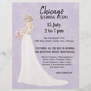 Wedding Expo choose background colour Flyer