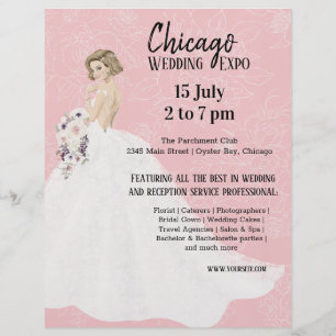 Wedding Expo choose background colour Flyer