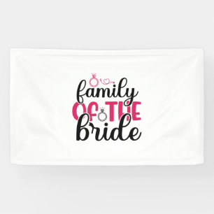 Wedding Family Of The Bride Banner