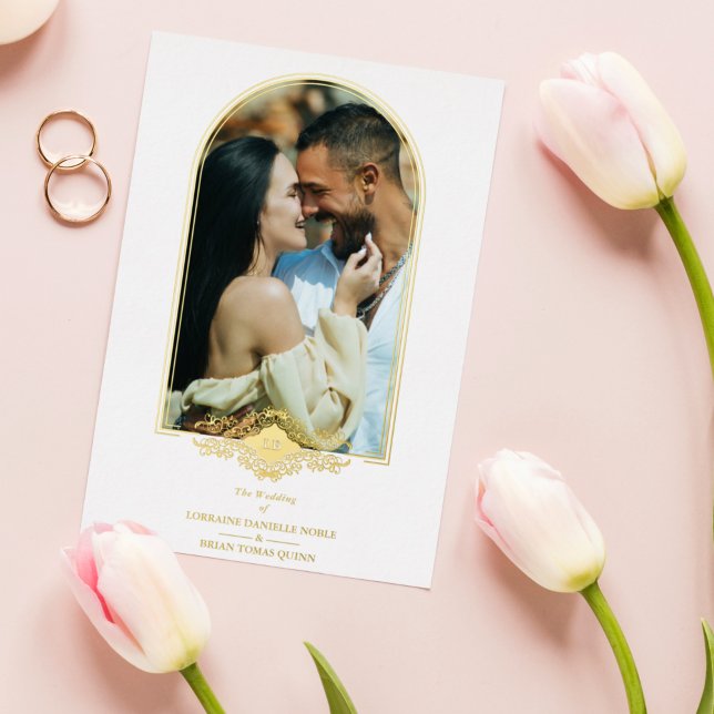 Wedding Fancy Golden Arch Effect Photo (Creator Uploaded)