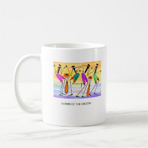 Wedding, Father of the Groom Expressing Happiness Coffee Mug