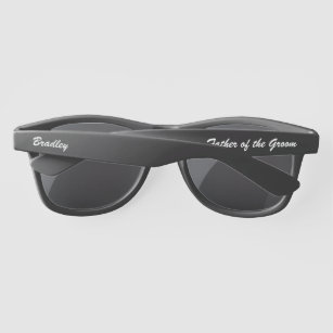 Wedding Father Of The Groom Modern Personalised Sunglasses