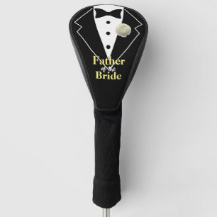 Wedding Father of the Groom Tuxedo Personalised Golf Head Cover