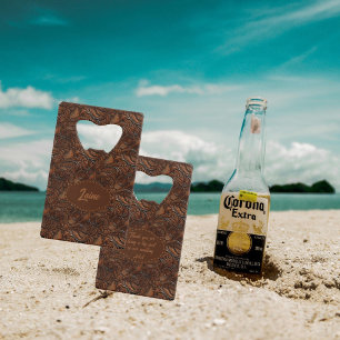 Wedding Faux Tooled Leather Look