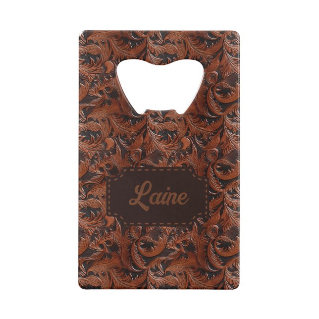 Wedding Faux Tooled Leather Look (Front)