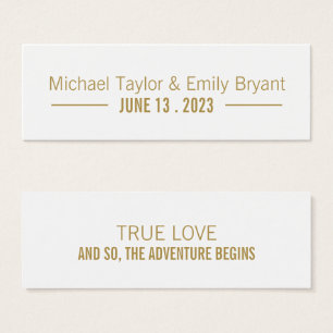 Wedding Favor Bookmark
