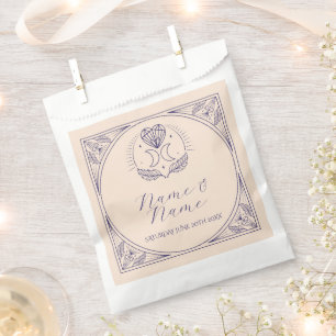 Wedding Favour Bags Tarot Cards Heart Moon