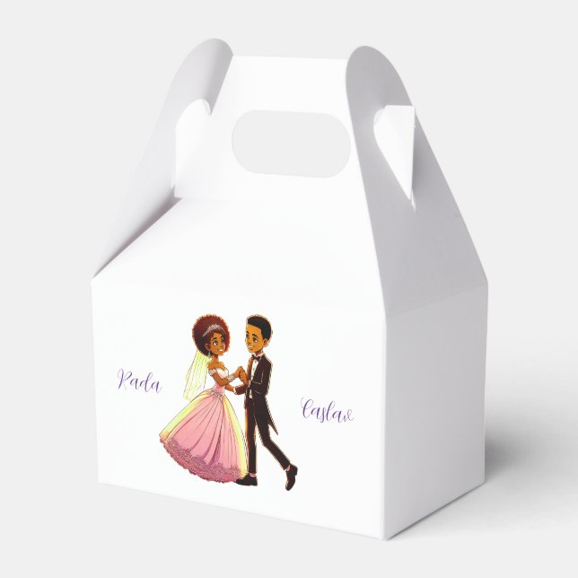 wedding favour box (Front Side)
