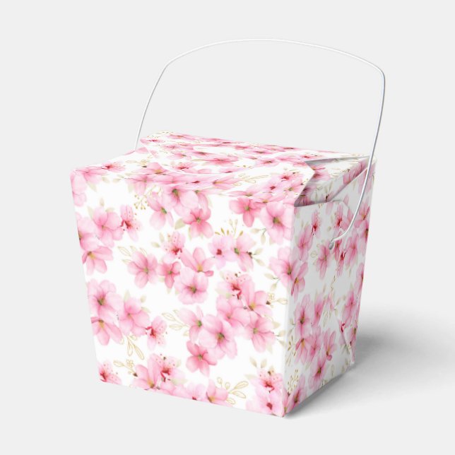 Wedding Favour Box-Flowers Favour Box (Front Side)