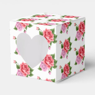 Wedding Favour Box with Heart Window
