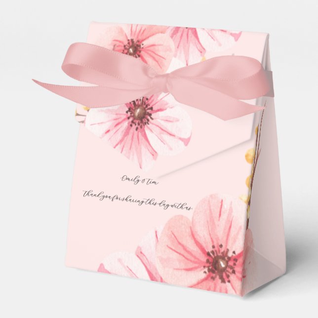 Wedding Favour Boxes (Front Side)