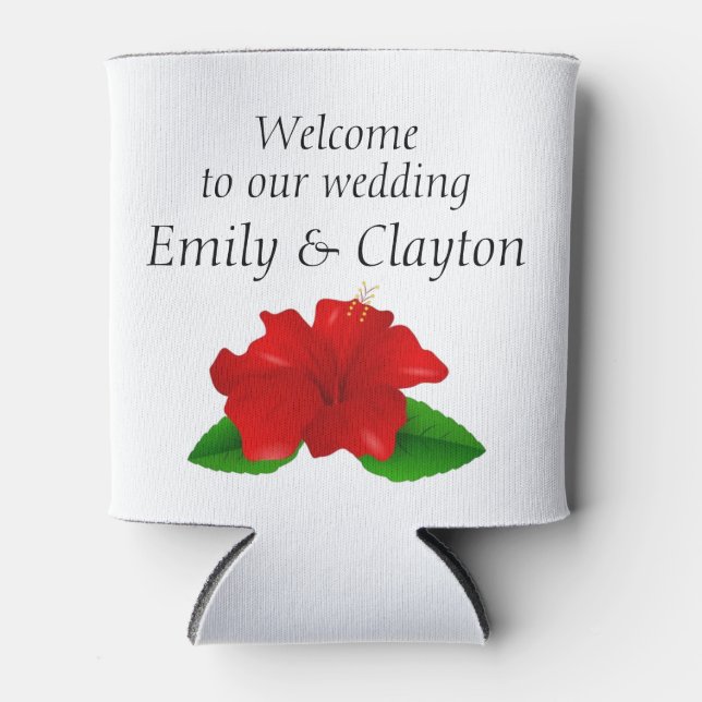 wedding favour can cooler (Front)