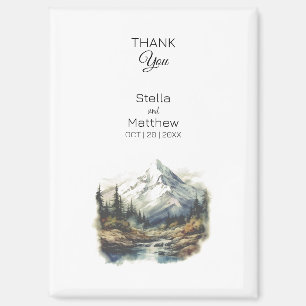 Wedding Favour Christmas Adventure Outdoor Engage Magnet