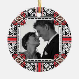 Wedding Favour, Engagement Portrait Photo Ornament