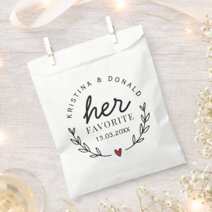 Wedding Favour Her Favourite  Bag