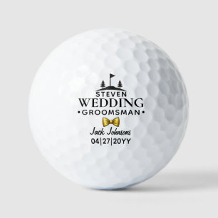 Wedding Favour Keepsake Engagement Groomsmen Golf Balls