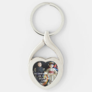 wedding favour keychain Romanian National Costume