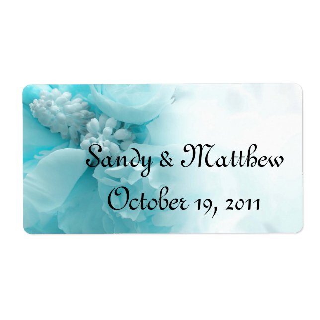 Wedding Favour Labels (Front)