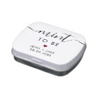 Wedding Favour Mints Candy, Burgundy Mint to Be