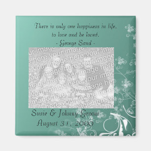 Wedding Favour Photo Magnet Template