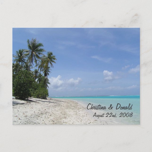 Wedding Favour Postcard 2Customized (Front)