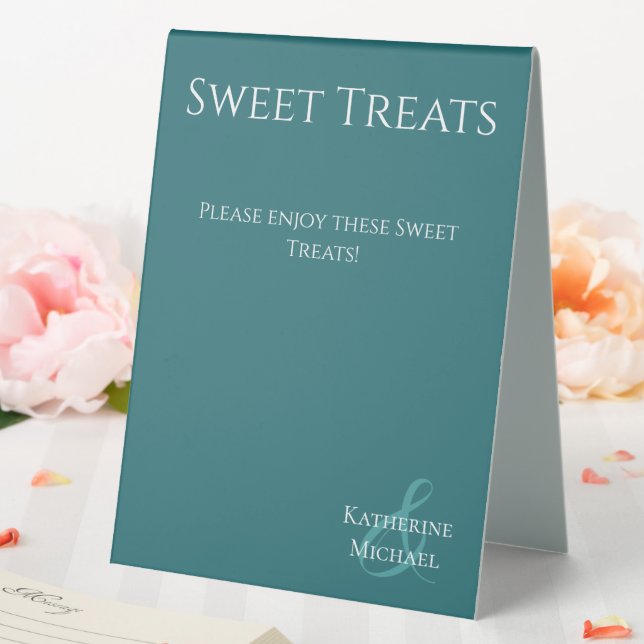Wedding Favour Sign-Emerald Green- (In SItu (Wedding))