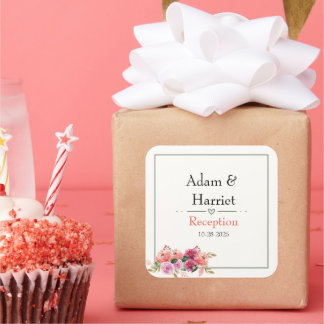 Wedding favour stickers