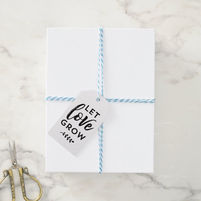 Wedding Favour Tag | Let Love Grow (With Twine)