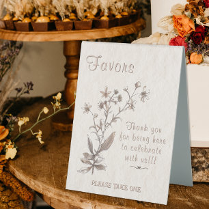 Wedding Favours Rustic Boho Wildflowers